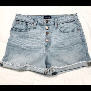 High Waisted J. Crew Jeans Shorts